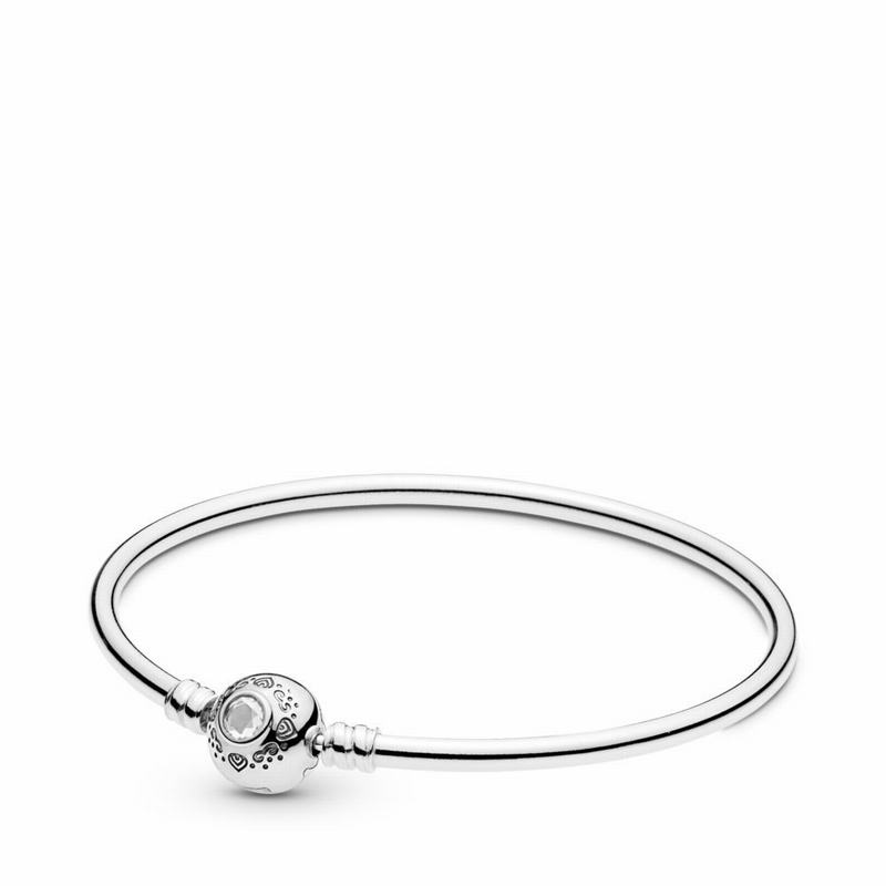 Pandora Disneyr, Princess Jasmine & Aladdin Bangle Bracelet - Sterling Silver/Cubic Zirconia - Canad